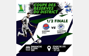 Demi Finale de la Coupe des Réserves du District de la Manche