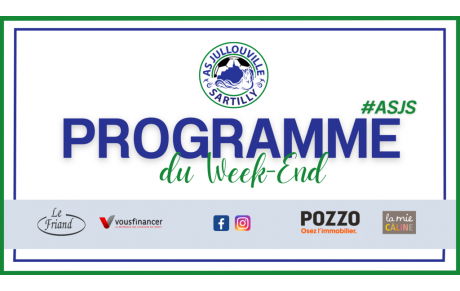 Programme du week-end du 14-15-16 Avril 2023